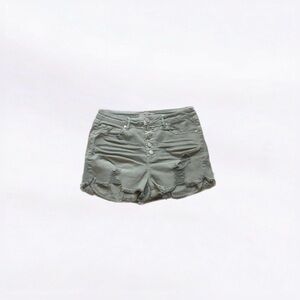 refuge ⋆ button fly denim shorts